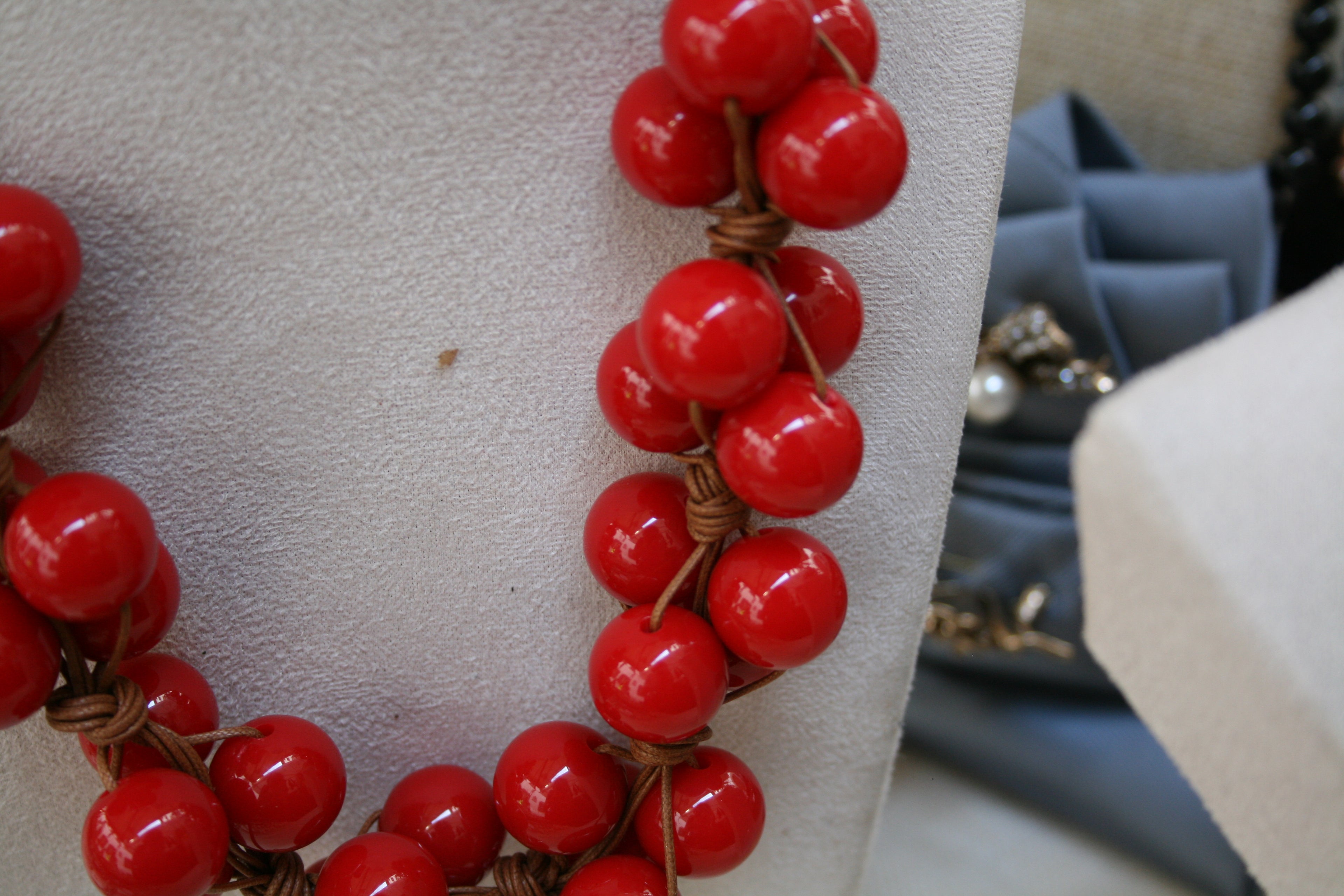 Collana grappolo di corallo