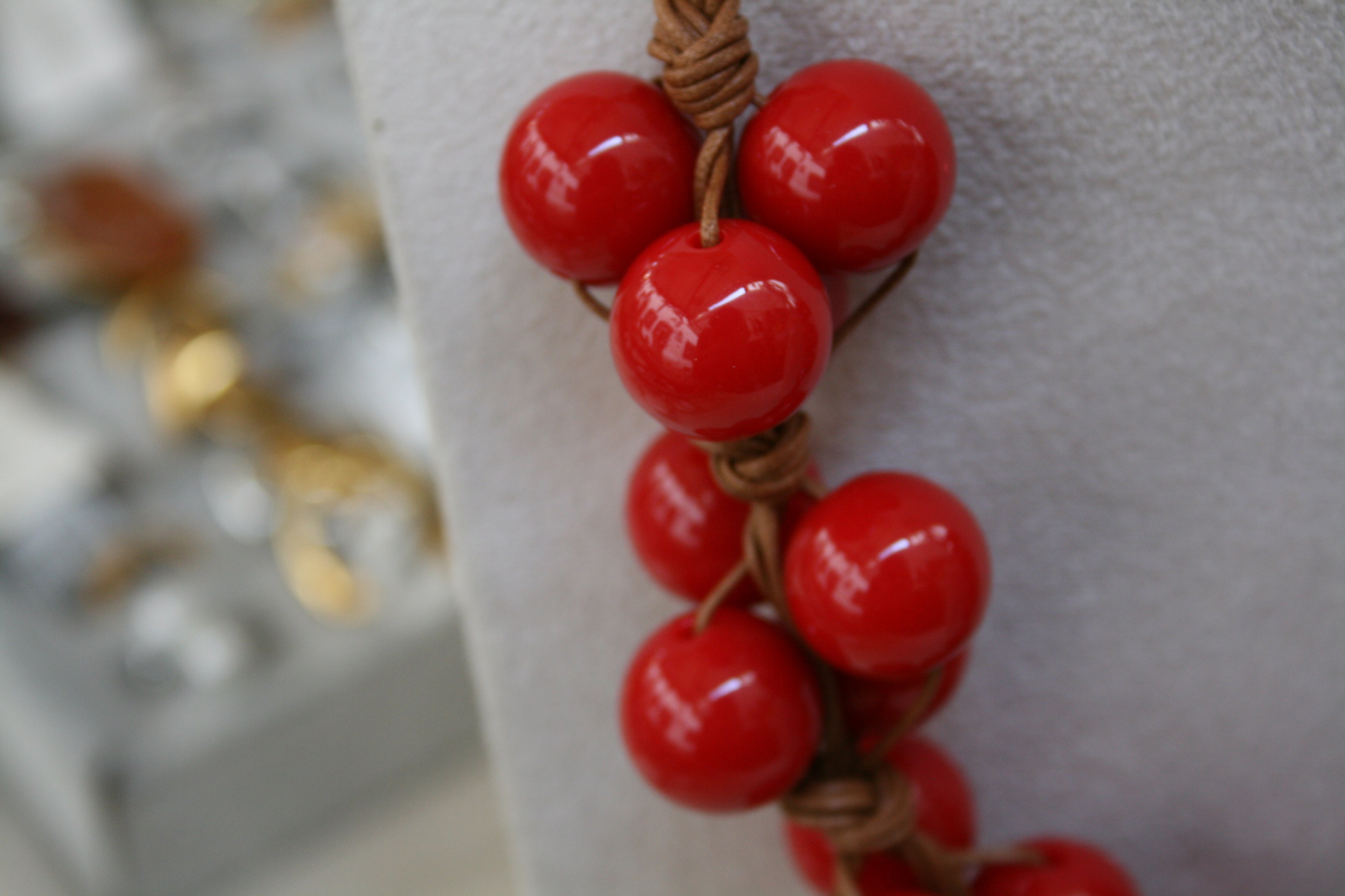 Collana grappolo di corallo