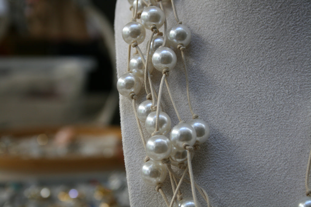 Collana Multi-Filo Cascata di Luce