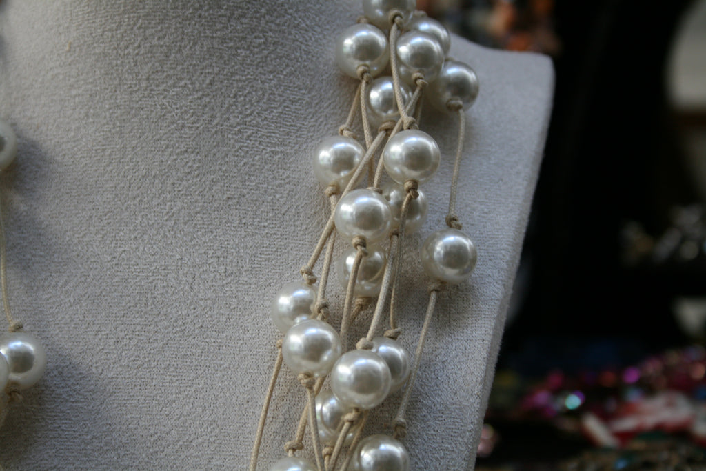 Collana Multi-Filo Cascata di Luce