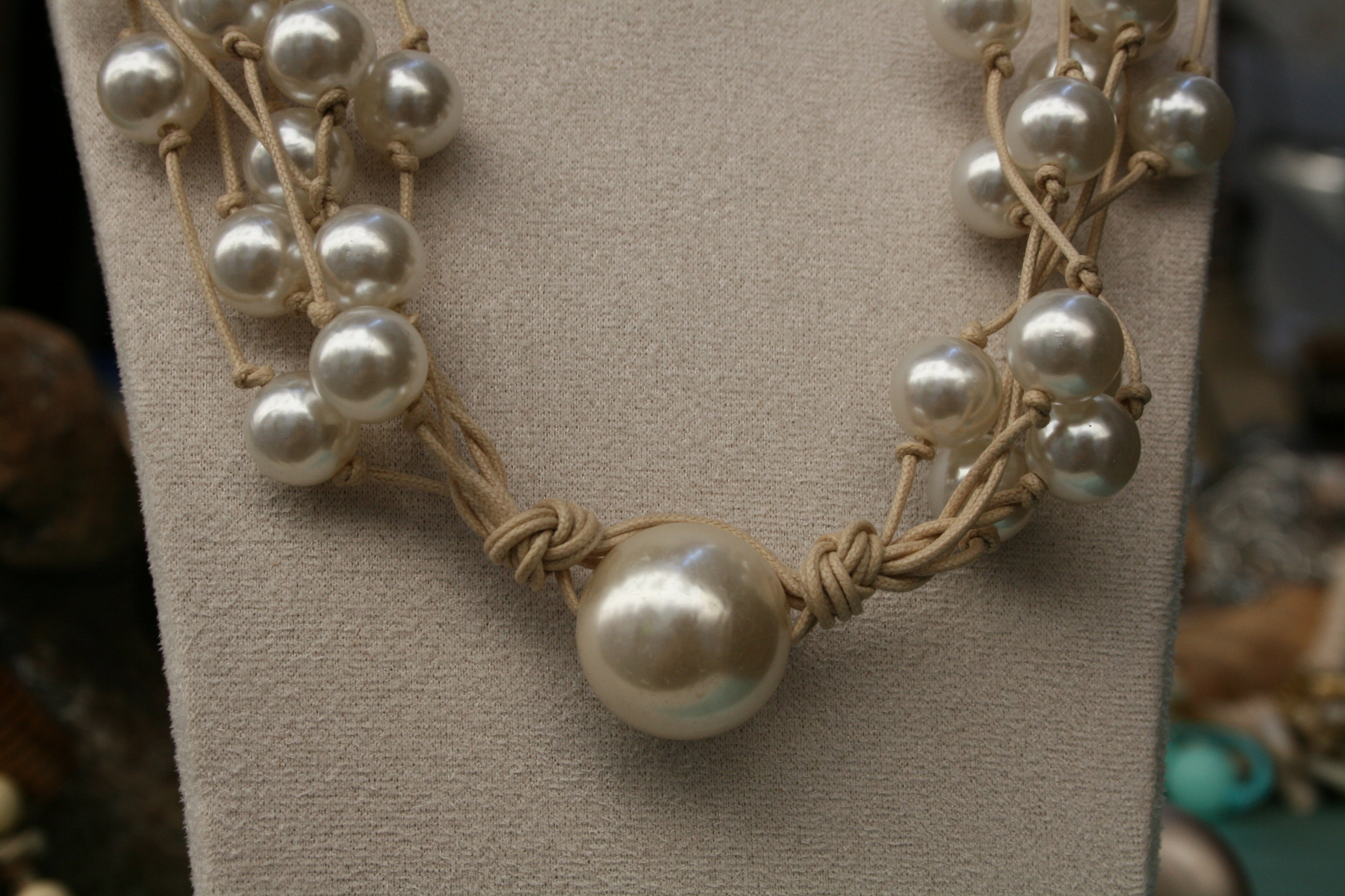 Collana Multi-Filo Cascata di Luce