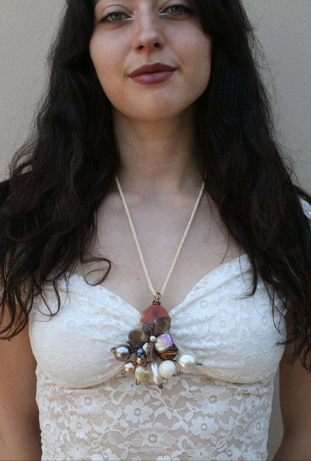 Collana pendente Fior di Madreperla