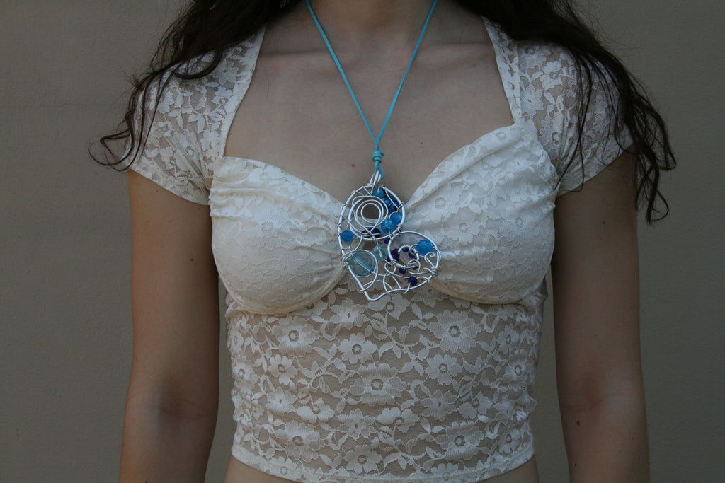 Collana Pendente Marea in Trattino d'Argento