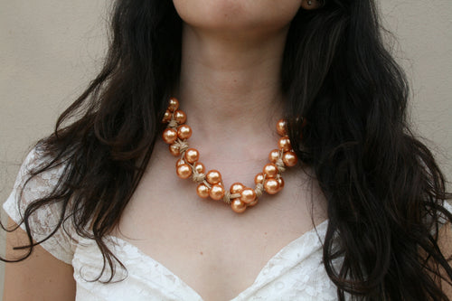 Collana  ambrata