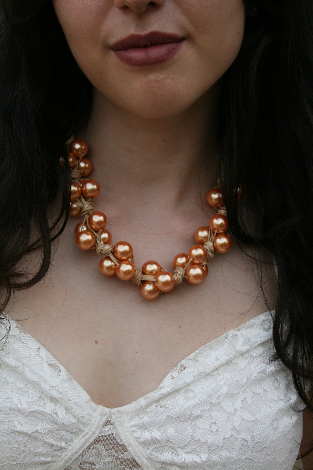 Collana  ambrata
